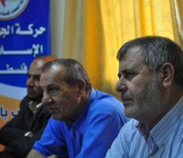 الفصائل فى غزة تجتمع على شرف ذكرى الانطلاقة الجهادية