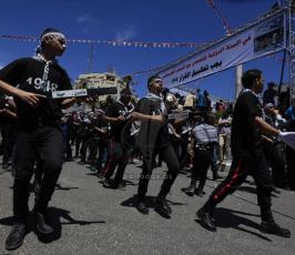 آلاف الفلسطينيين يحيون الذكرى الـ66 للنكبة وسط رام الله