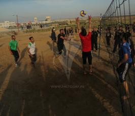 مباريات كرة الطائرة في مخيمات العودة شرق غزة ‫(42467848)‬ ‫‬.JPG