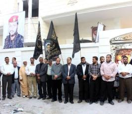 مسير لقادة الجهاد الإسلامي لمنازل عدد من الشهداء