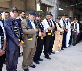 قيادة حركة الجهاد السياسية والعسكرية تحضر مهرجان الانطلاقة الجهادية