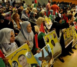 مهرجان حاشد بذكرى وفاء الاحرار وتحرير الاسرى بمركز رشاد الشوا بغزة