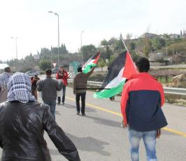 علم فلسطين فوق مستوطنة "اليعازر" جنوب بيت لحم