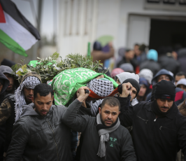  تشييع جثماني الشهيدين أنس حامد و محمد عواد  ‫(1)‬