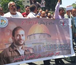 مسيرات حاشدة في جنين دعما للأسرى المضربين عن الطعام في سجون الاحتلال