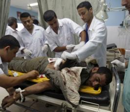 إصابات فى قصف صهيونى شرس على مناطق متفرقة بقطاع غزة