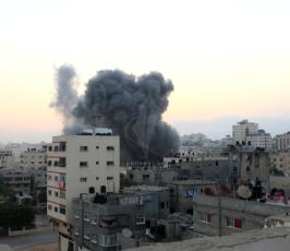 قصف منزل عائلة الغلاييني فجرا اليوم