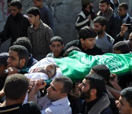 غزة تشيع جثمان شهيد متأثر بجراحه في مجزرة الشجاعية