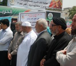 العمل النسائي للجهاد تنتفض نصرة للأسرى الأبطال في سجون الاحتلال بمسيرة حاشدة