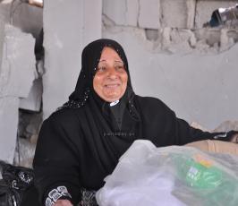 صور الدمار الذي لحق بحي الشعف شرق مدينة غزة