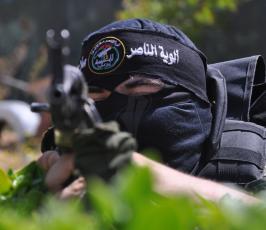 بالصور.. المقاومون يستعدون لأي تصعيد صهيوني على غزة