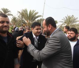  نقابة الصحفيين تنظم حفل استقبال للمصور الصحفي "محمد عثمان" بعد عودته لغزة
