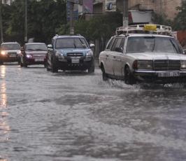 أجواء المنخفض الجوى في قطاع غزة