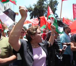 الشرطة الفلسطينية تقمع تظاهرة منددة بالعودة للمفاوضات في رام الله