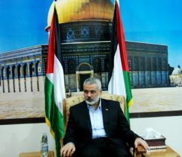 لقاء إسماعيل هنية بوفد من حماس وفتح لمناقشة مستجدات المصالحة الفلسطينية