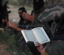 مرابطو "سرايا القدس" في شهر رمضان زادهم قليل وإيمانهم ودعائهم كثير