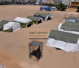 معرض حول السجون الإسرائيلية غزة