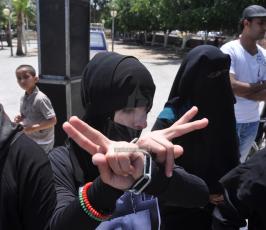 وقفة تضامنية مع الاسرى المضربين