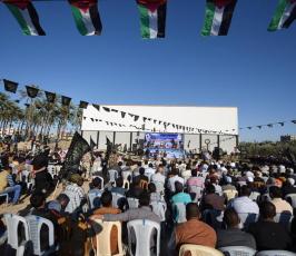 مهرجان جماهيرى حاشد بذكرى النكبة فى دير البلح ‫(29483408)‬ ‫‬