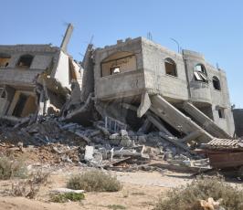 قصف منازل 2014