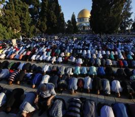  صلاة العيد برحاب المسجد الأقصى ‫(1)‬