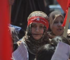 اعتصام امام الصليب الأحمر
