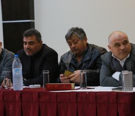  حوار صحفي مفتوح نظمه التجمع الإعلامي للحديث حول المستجدات الفلسطينية الأخيرة ‫(39059969)‬ ‫‬
