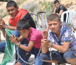 خيمة تضامن مع الاسرى المضربين