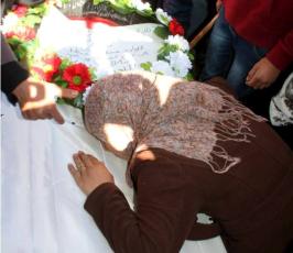بالصور:بعد 13 عاماً من استشهاده.. تشييع جثمان الشهيد محاميد في جنين