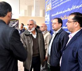 اللجنة الاعلامية للجهاد الاسلامى تزور أسر الشهداء الصحفيين بغزة