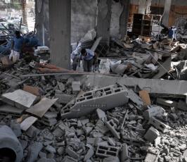 قصف منازل المواطنين فى مدينة بيت حانون2014
