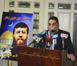 لقاء تضامني مع الاسير الشيخ خضر عدنان بلبنان