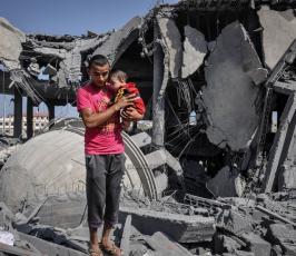 قصف مسجد على بن أبى طالب بحي الزيتون شرق مدينة غزة