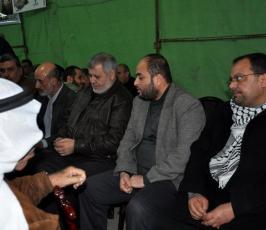 قيادة الجهاد تشارك في واجب العزاء في البيت الذي أقامته الحاجة ام جبر وشاح ‫(29745547)‬ ‫‬