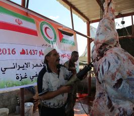  توزع لحوم الأضاحي على 25 ألف أسرة فلسطينية (7)