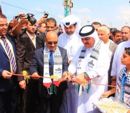 افتتاح شارع الرشيد وصلاح الدين في غزة ‫(29483412)‬ ‫‬