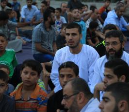  صلاة العيد بالعراء في نادي الشجاعية  ‫(30073235)‬ ‫‬