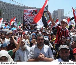 خطاب الرئيس المصري المنتخب محمد مرسي عقب صلاة الجمعة في ميدان التحرير