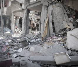 دمار وقصف المنازل2014