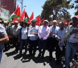 الشرطة الفلسطينية تقمع تظاهرة منددة بالعودة للمفاوضات في رام الله