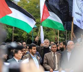 مسيرات حاشدة في غزة رفضاً للقرار الأمريكي بنقل السفارة للقدس المحتلة ‫(29274003)‬ ‫‬