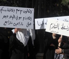 خاص فلسطين اليوم..اعتصام للصحفيين برام الله للمطالبة بإطلاق سراح الصحفيين في قطاع غزة
