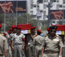 تشييع جثامين شهداء عملية سيناء