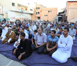  صلاة العيد بالعراء في نادي الشجاعية  ‫(30073254)‬ ‫‬