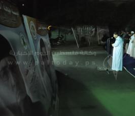 ليلة القدر أمام مقر الصليب الأحمر بغزة