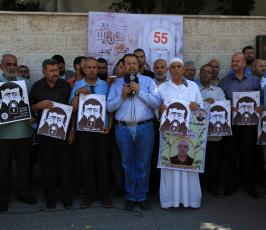اعتصام اهالى الاسرى ووقفة بانتصار الشيخ خضر عدنان ‫(30438812)‬ ‫‬