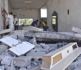 الدمار فى مدينة رفح جراء العدوان الاسرائيلى على القطاع2014