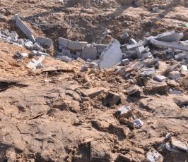 بالصور: مشاهد من القصف الصهيوني على مدينة غزة لليلة أمس