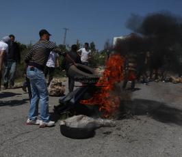 خاص فلسطين اليوم..مواجهات عنيفة بين شبان فلسطينيين وقوات الاحتلال على مدخل سلواد شرقي رام الله