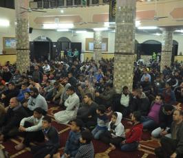 الجهاد بمسجد ابو سمرة  شرق غزة تكرم عوائل شهداء بشائر الانتصار ‫(296922455)‬ ‫‬